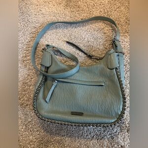 Jessica Simpson Robin egg Blue Leather Shoulder Bag